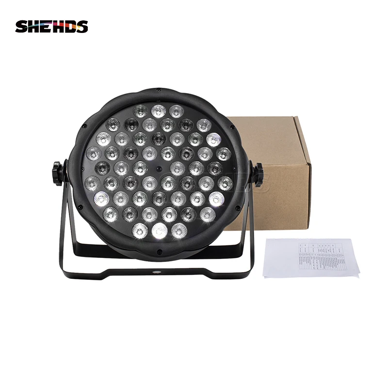 Fast Shipping LED 54x3W RGBW LED Flat Par RGBW Color Mixing DJ Wash Light Stage Uplighting KTV Disco DJ DMX512