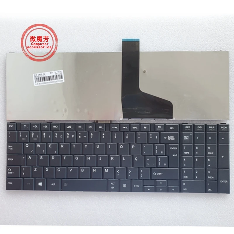 

Brazil/BR Keyboard For TOSHIBA C850 C855D C850D C855 C870 C870D C875 P850 L850 L875 L875D L950 L950D L955 L955D