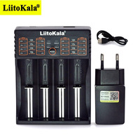 Liitokala Lii402 Lii202 Lii100 LiiS1 S4 S2 18650 Charger 1.2V 3.7V AA/AAA 26650 NiMH li-ion battery Smart Charger 5V 2A EU Plug