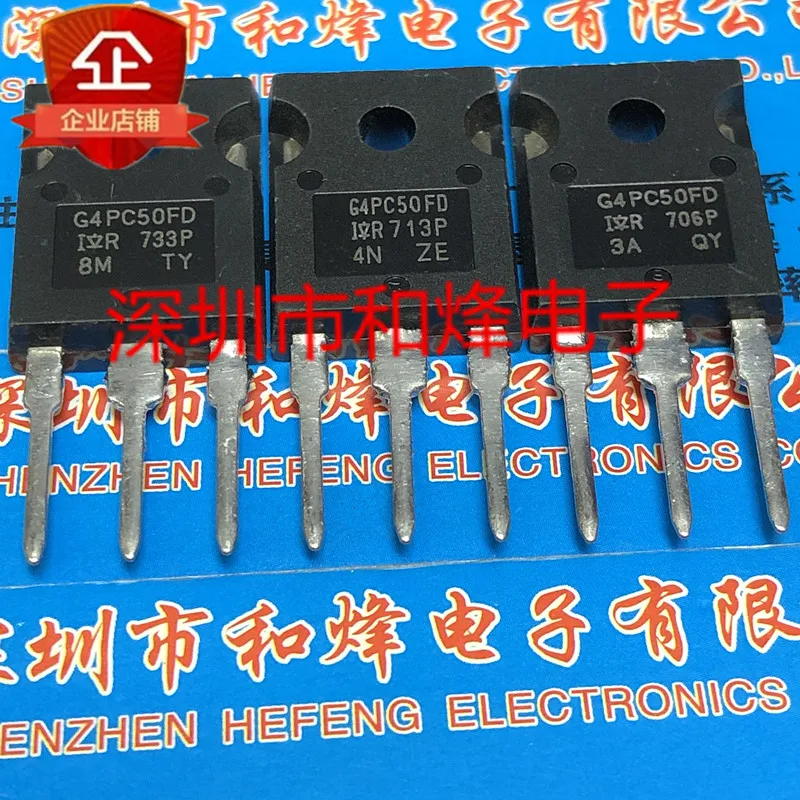 

10PCS G4PC50FD IRG4PC50FD TO-247 600V 39A