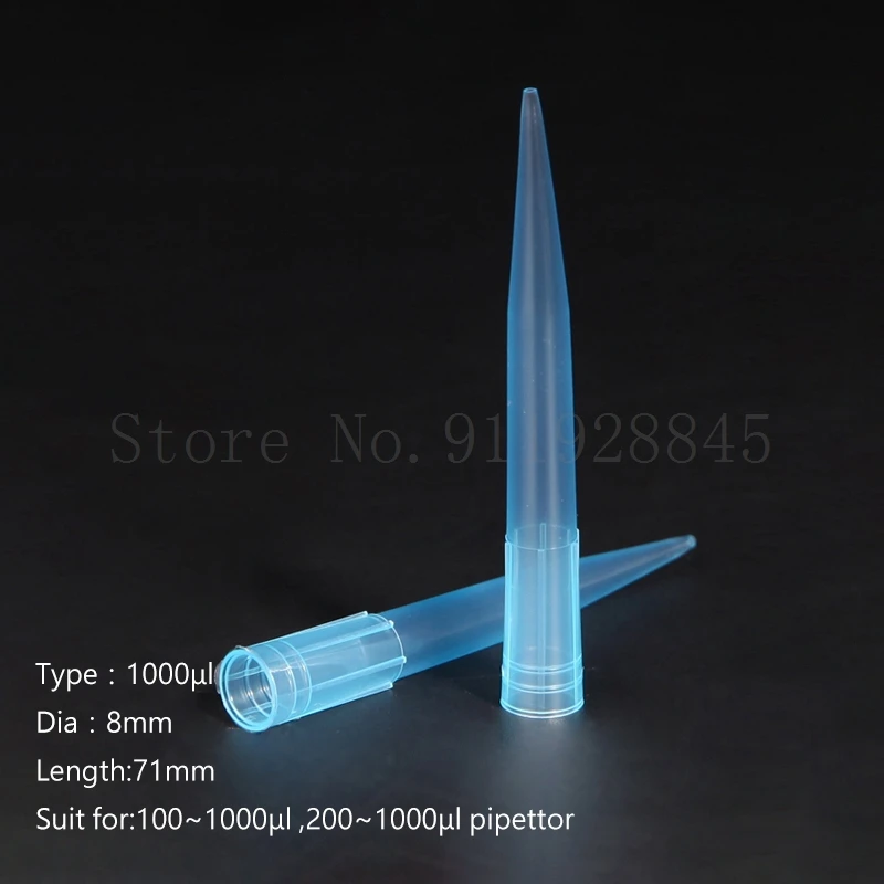 Lab 10ul 200ul 1000ul 5ml 10ml Disposable PP Plastic Pipette Tips For Microbiological Test Pipettor Tips