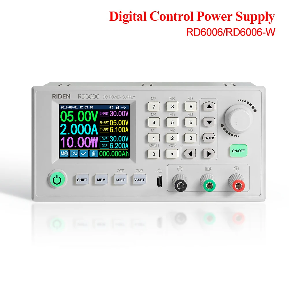 RD RD6006 RD6006W DC - DC Voltage Current Converter Voltmeter 60V 6A USB WiFi Step-down Power Supply Module buck Voltage 40% Off