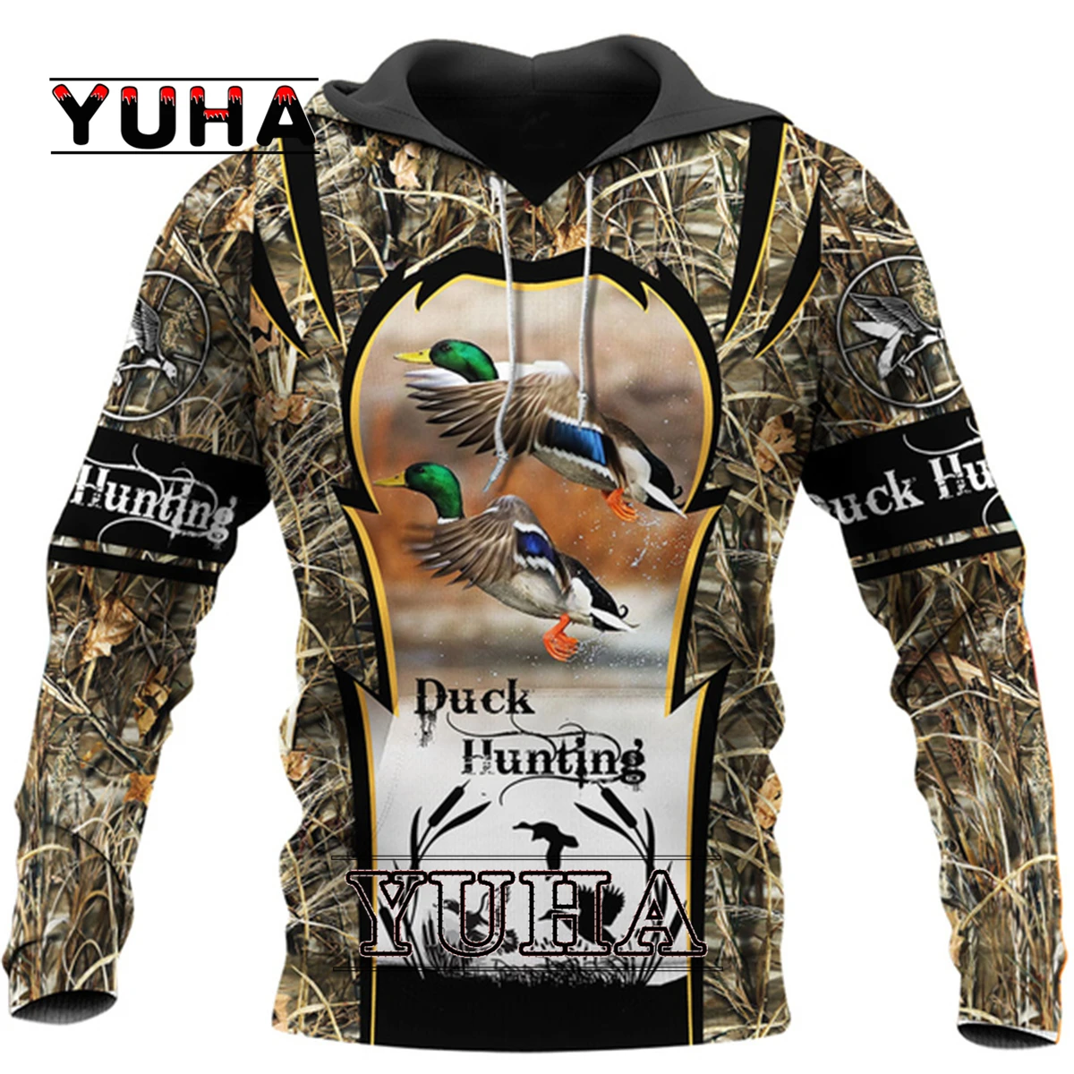 

Animal Duck Hunting 3D Printed Men Hoodie Harajuku Fashion Sweatshirt Unisex Casual Pullover hoodies