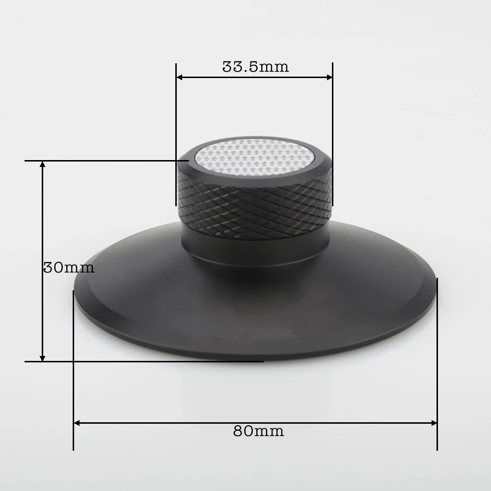 Record di peso morsetto stabilizzatore a disco parte giradischi LP giradischi in vinile lettore CD altoparlante stabilizzatore a disco in metallo per vibrazioni nuovo