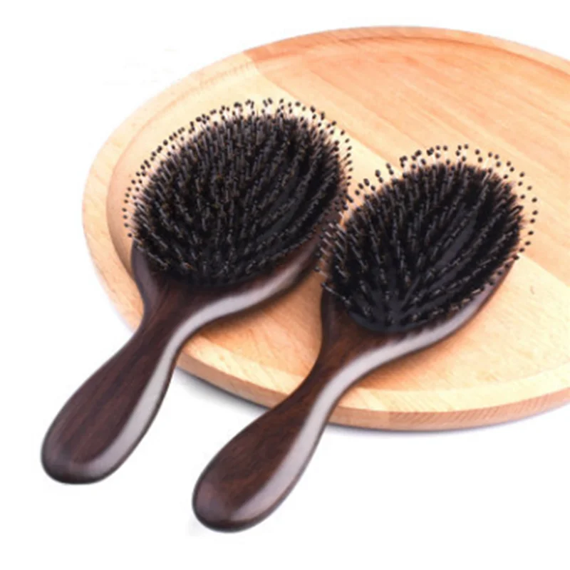 Mane Comb Ebony Wood Comb Air Bag Comb Straight Hair Curling Comb Large Plate Air Cushion Comb Barber  Hair Comb