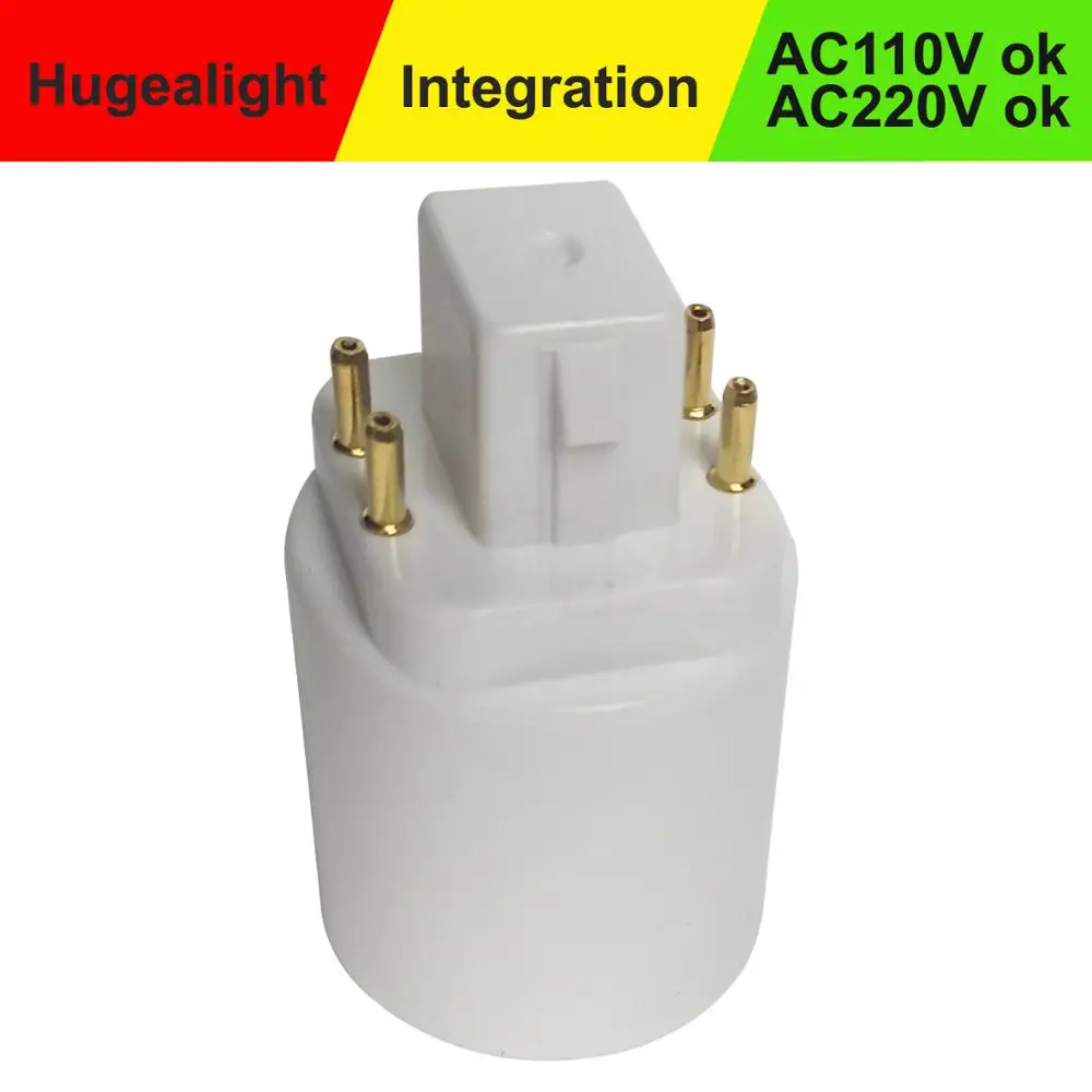 10 pz/lotto G24 a E27 zoccolo Base g24q a e27 LED lampadina adattatore lampada convertitore supporto lampada Base convertitore nuovo arrivo.