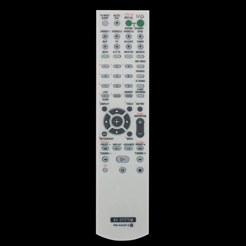 NEW-Remote Control RM-AAU013 for SONY HOME THEATER Audio/Video Receiver HTDDW790, STRDG510, STRK790, HTDDW795