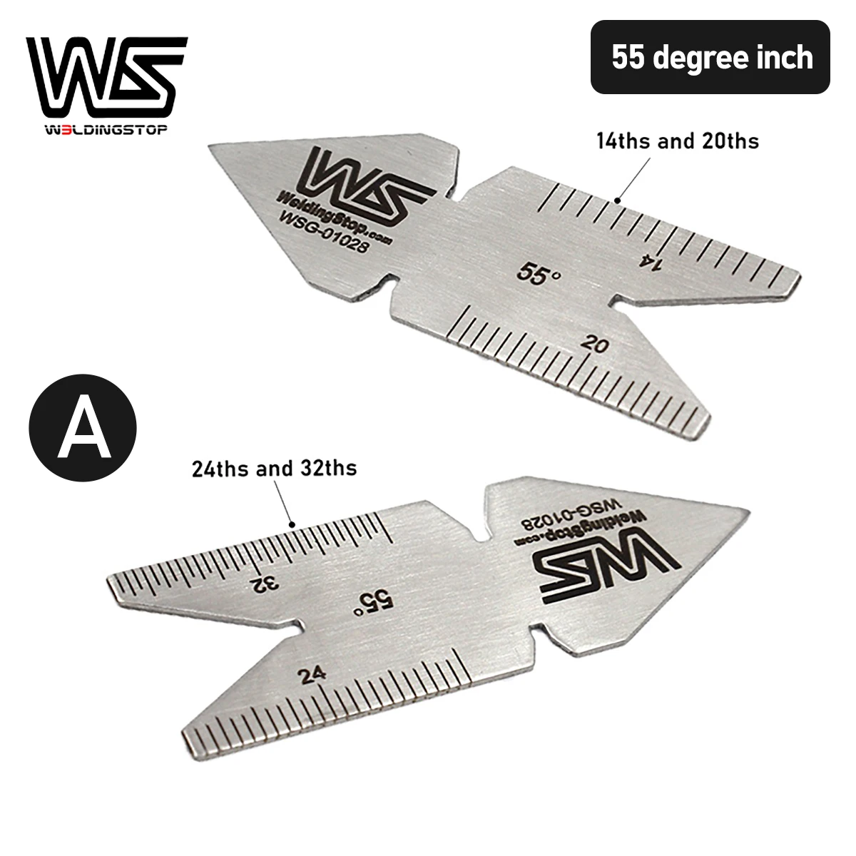 Center Gauge 55° 60° Inch Metric Angle Degrees Template Screw Thread Pitch Gauge Measuring Lathe Tools