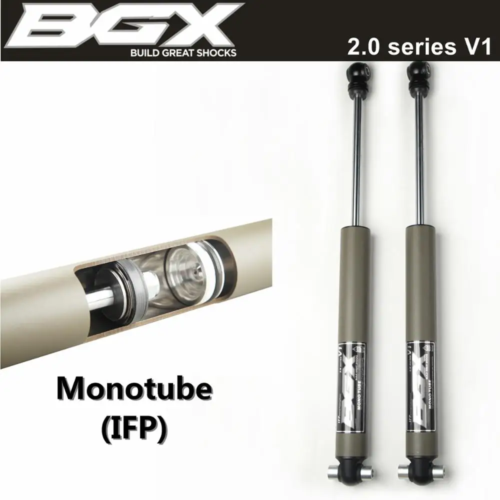 

BGX MonoTube/IFP 2.0 Series V1 Front Shocks For 18-19 Jeep Wrangler JL 2-3" Lift