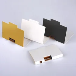 100Pieces/Lot 2ml Perfume Bottle with Paper Card Sample Refillable Perfume Bottle Dropper Bottle Brown Scented Test Tube Bottles