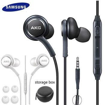 Samsung AKG Earphones EO IG955 3.5mm In-ear Wired microphone Volume Control Headset for Galaxy S10 S9 S8 S7 S6 huawei xiaomi 1