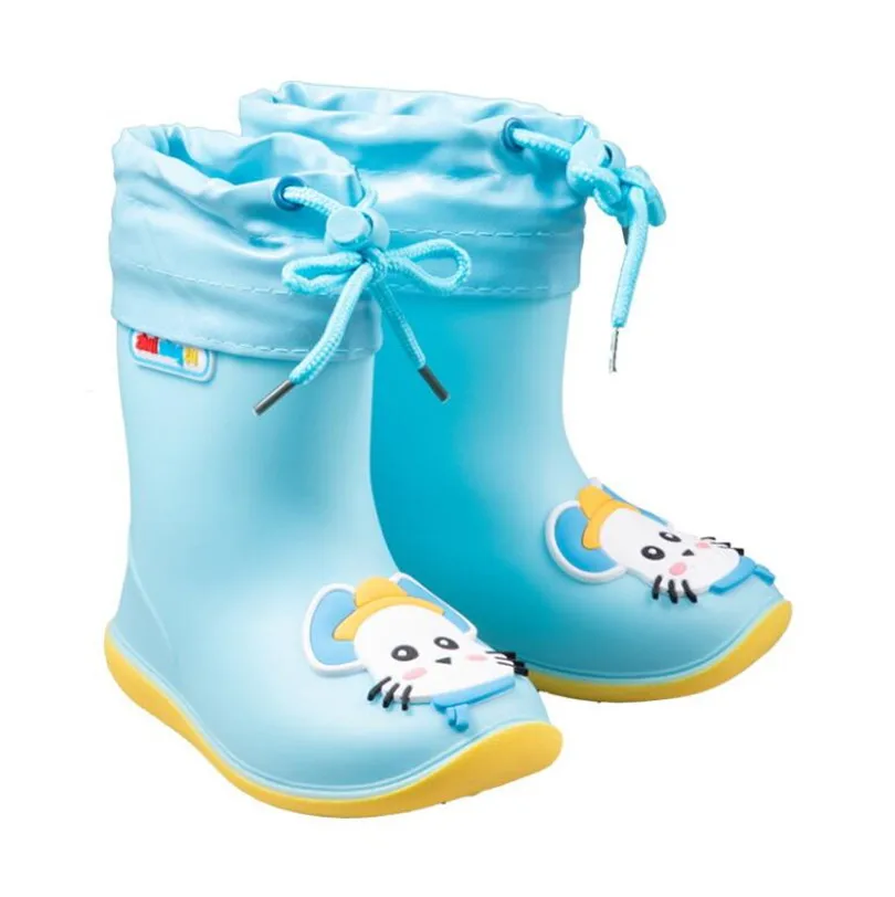 Kids Rain Boots Toddler Girl Rainboots Classic Waterproof Children\'s Shoes PVC Rubber Boots Kids Baby Water Shoes Boy Rain Boots