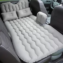 High Quality Skin-friendly Material Inflatable Mattress With Pump For Car Camping Outdoor Hiking  Air Cushion