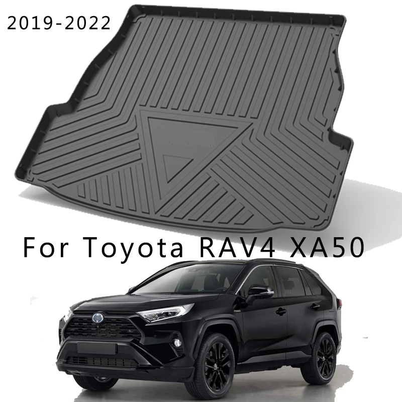 

Специализированный автомобиль для Toyota RAV4 XA40 XA50 2021 2022 TPO коврик для багажника напольный коврик-защита для любой погоды ковер аксессуары