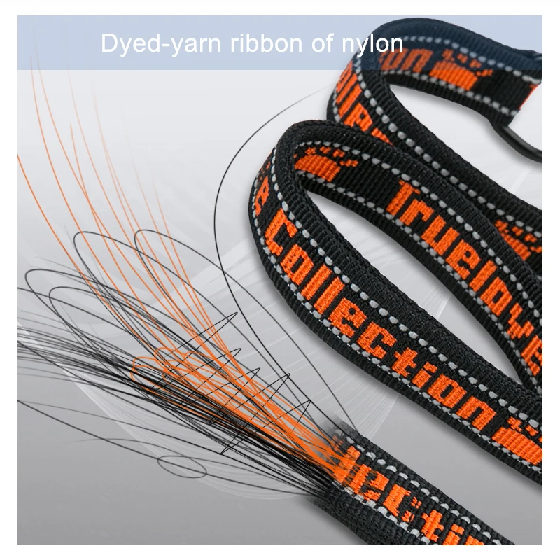 Truelove Pet Leash Nylon Explosion-proof Reflective for Cat and Dog Small Medium Large Travel Cross Walking Training TLL3071