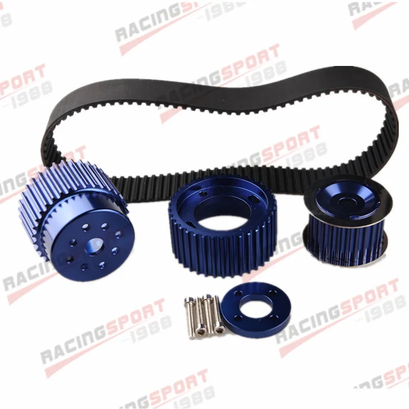 Gilmer Belt Drive Pulley Kit 15mm For 12A 13B 20B RX7 FD FC RX3 Blue