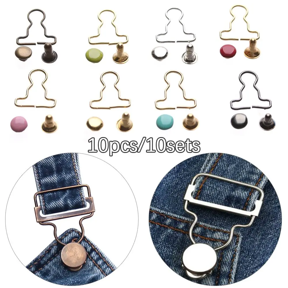 

10Pcs/10Sets Mini Doll Belt Buttons Gourd Style Dolls Buckles Metal Buckle Mini Ultra-small Buckle Trousers Bags Accessories