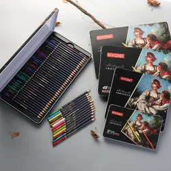 36/48/72/100Colors Watercolor Pencils Premium Soft Core lapis de cor Professional Soluble color Pencil for Art School Supplie