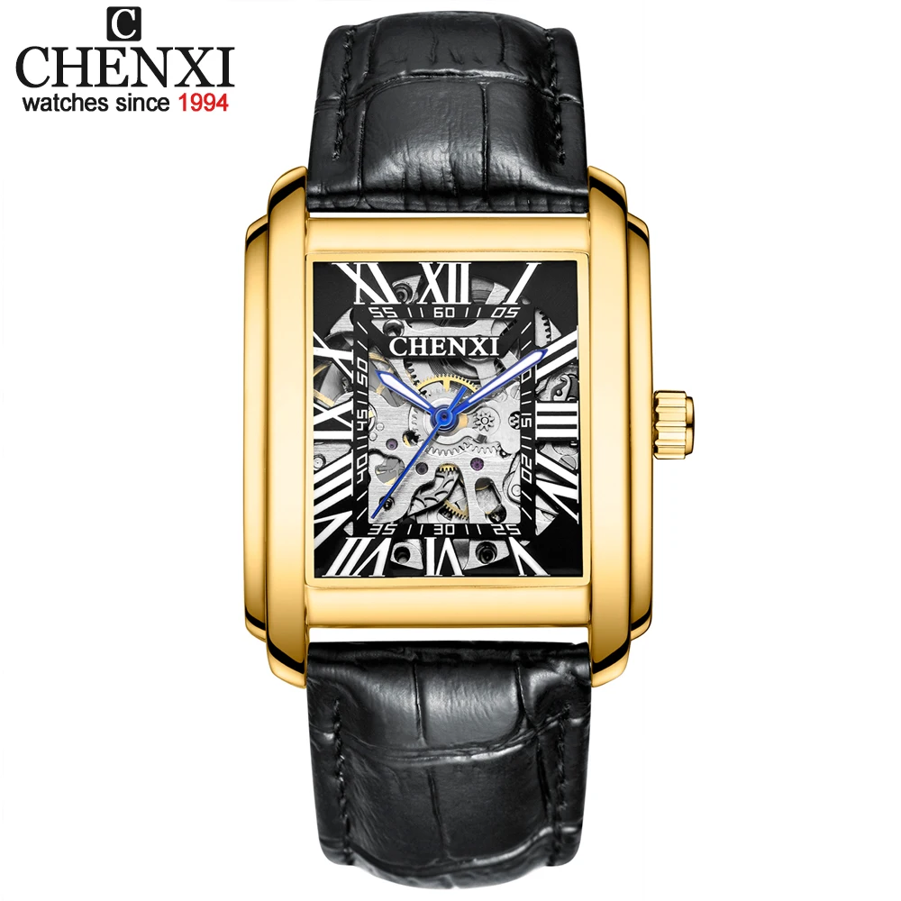 

CHENXI Luxury Men's Watches Top Brand Fashion Automatic Clock Luminous Waterproof Tourbillon Mechanical Watch Relogio Masculino