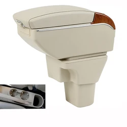 For Hyundai Accent Car Armrest Box Retrofit Parts Elbow Rest Central Console Storage Accessories Interior with USB LED