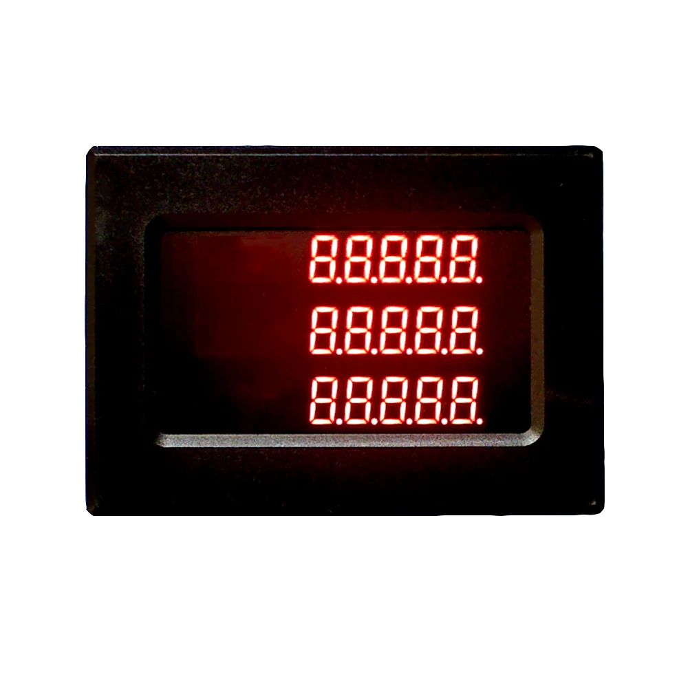 Taidacent Customizable 3 Rows 4 Digits 5 Digits 6 Digits Modbus RS485 Meter PLC Digital 7 Segment Serial Port LED Display