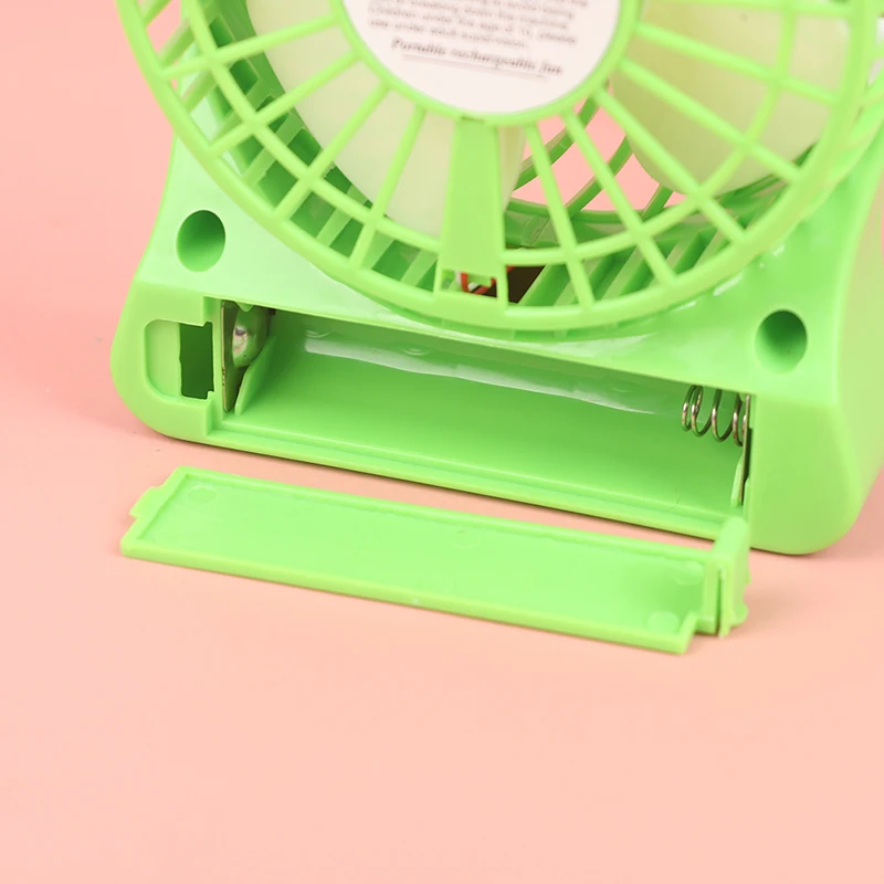 Ventilatore di raffreddamento portatile ricaricabile a LED ventilatore di raffreddamento ad aria Mini scrivania USB 18650 ventilatore condizionatore d'aria domestico wiatrak elektryczny