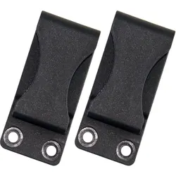 QingGear-funda negra Kydex, Clip de cinturón, bucle con tornillos (paquete de 2), piezas de herramientas, accesorio de bricolaje