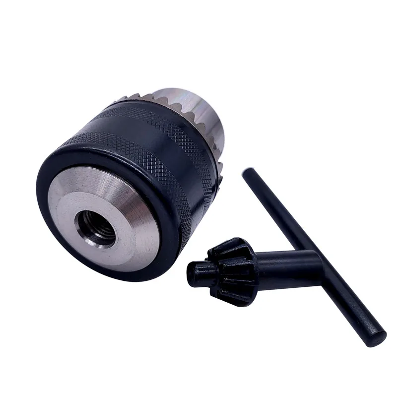 1pcs 1-13mm 3-16mm B16 B18 1/2 Thread Drill Chuck Conversion Drill Chuck  Wrench Into Electric Drill Keyless 3 Jaw Chuck