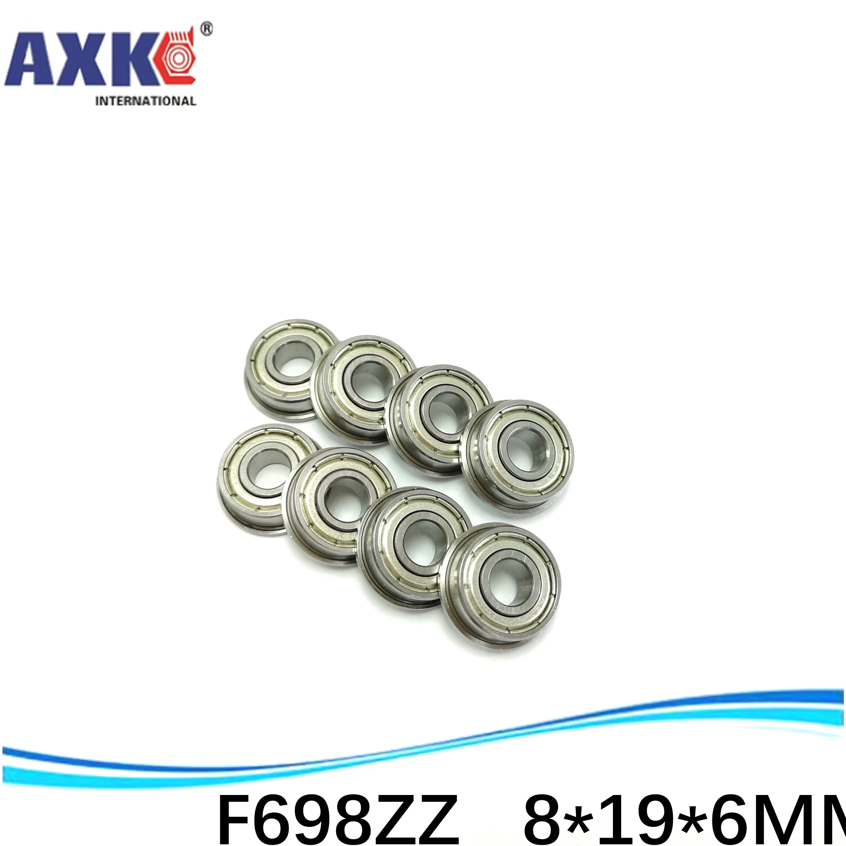 F698 F698-ZZ F698ZZ F698-2Z F698Z zz z 2z DDRF-1980ZZ Flanged Flange Deep Groove Ball BearingsHigh Quality 8*19*22*6*1.5 mm