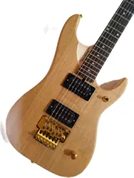 Customized Electric Guitar with 6 Strings, Wood Color, Can Customize the Colors You Like