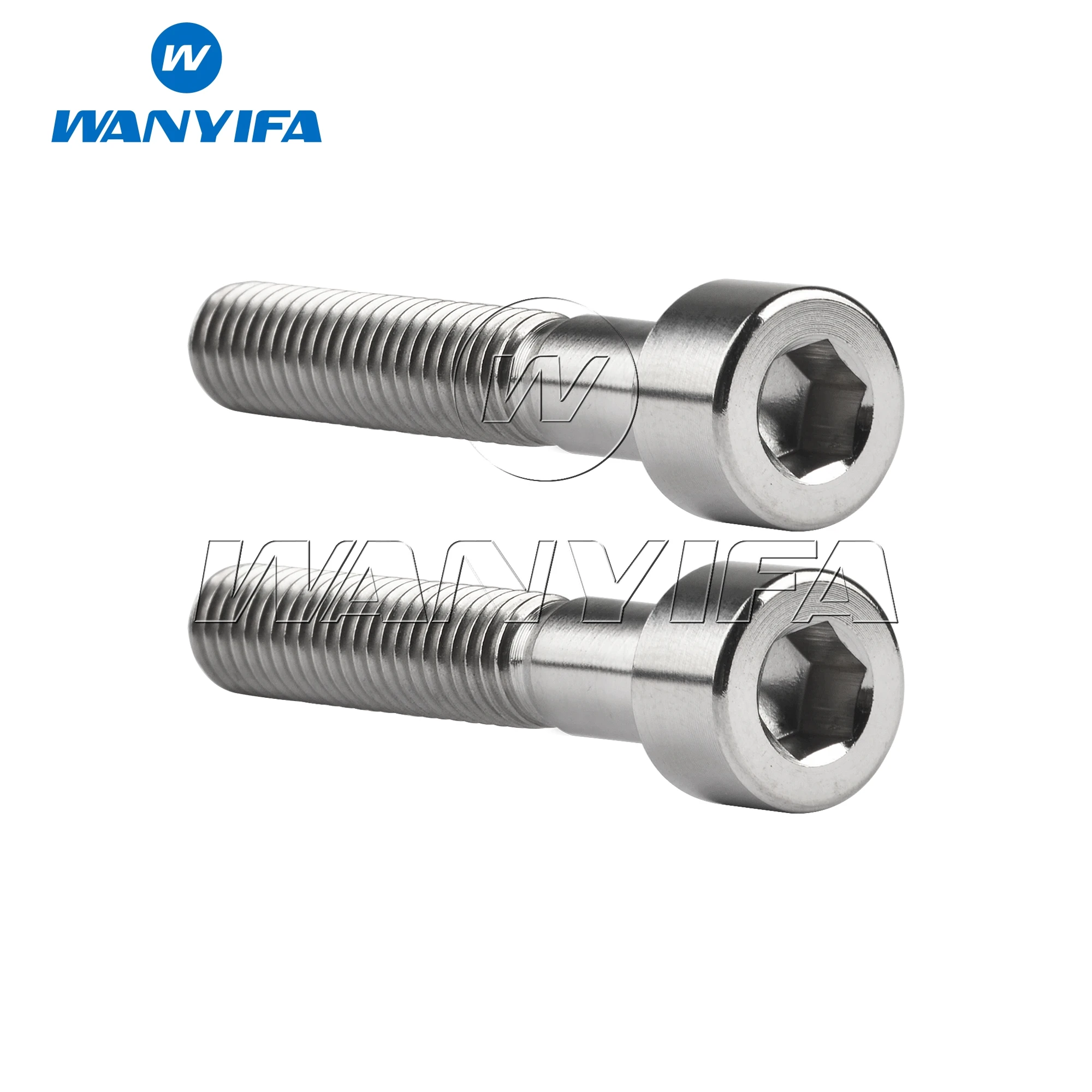 Wanyifa M6x35/40mm Bike Headset Bolt Titanium Ti Bicycle Stem Top Cap Bolt Screw 2pcs