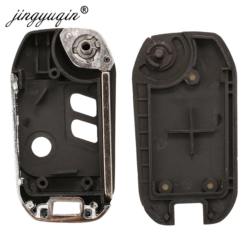 Jingyuqin 2/3btn modificato Flip Remote Key Case per Subaru Legacy Forester Outback Liberty Tribeca Impreza sostituzione Shell Fob