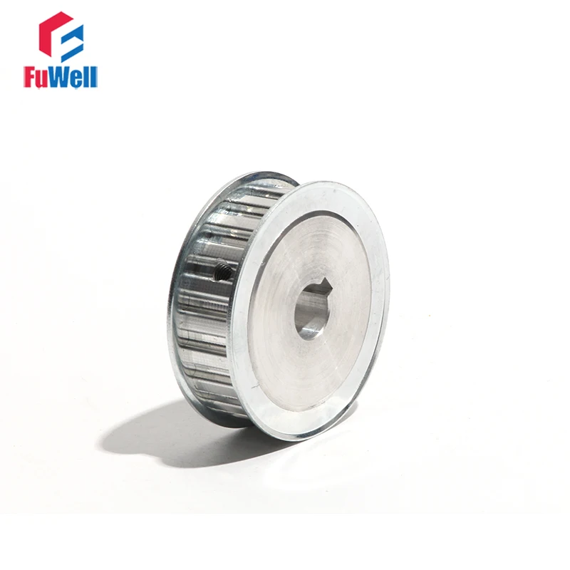 

L-10 зубчатый шкив с шпоночным пазом для промышленных ворот Алюминий сплав L Тип 10 Зубы зубчатый шкив для ремня 21/27 мм ремень Ширина передачи шкив