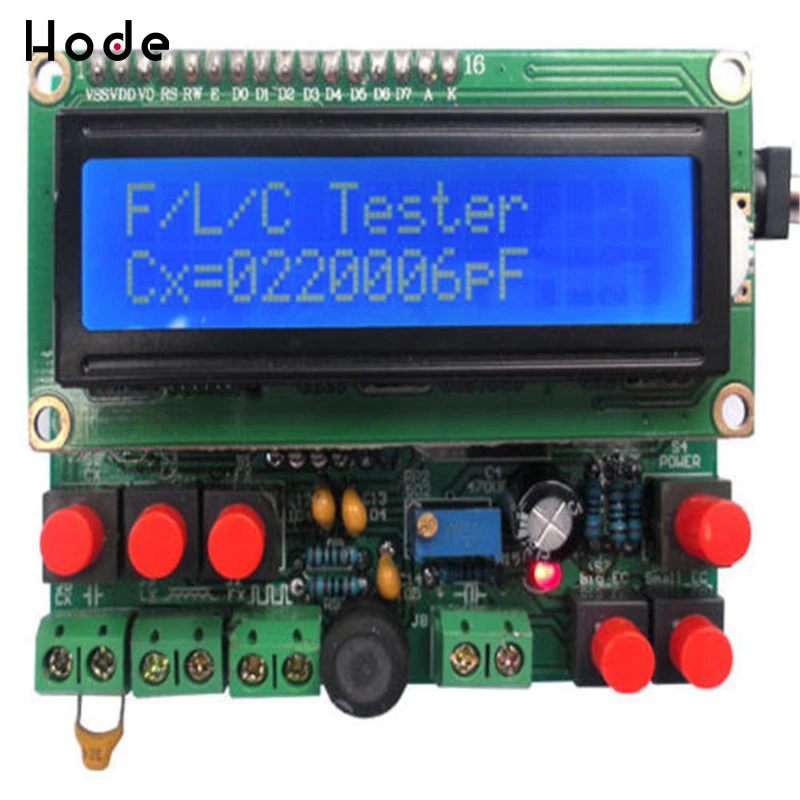 LCD Digital frequency counter Secohmmeter Capacitance Meter DIY Kit Frequency Meter cymometer Inductance Tester frequenzimetro