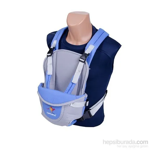 Baby Is Bidirectional Luxury kangaroo-blue/gray