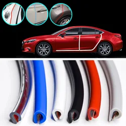 Universal Car Door Edge Rubber Scratch Protector 10M Moulding Strip Protection Strips Sealing Anti-rub DIY Car-styling