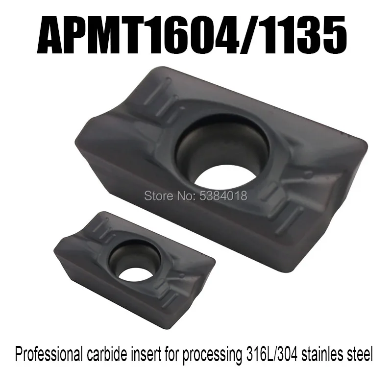 APMT1604 1135 quality turning tool carbide insert Lathe CNC milling tools cutter specialize in Stainless steel common steel