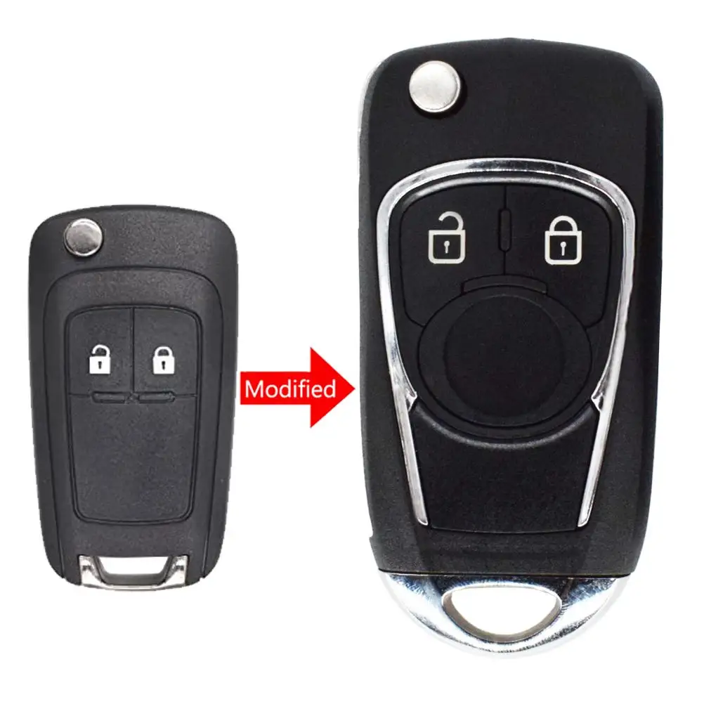 

For Chevrolet Malibu Cruze Impala Equinox Sonic Camaro 2 Button Car Smart Key Shell Cover Case Fob Holder Car Accessories