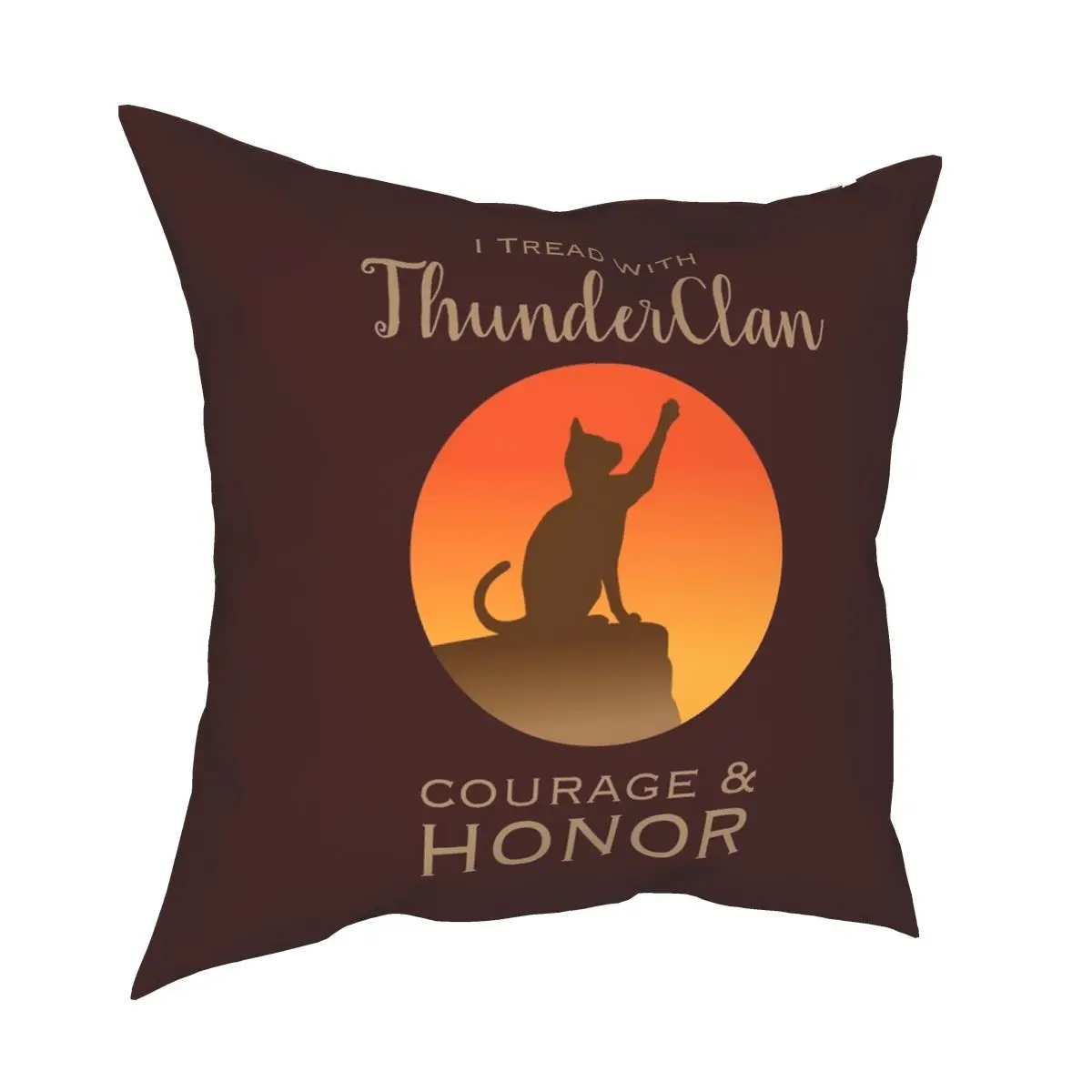 ThunderClan Pride Square Pillowcase Polyester Creative Zip Decorative Throw Pillow Case Bed Cushion Case 18