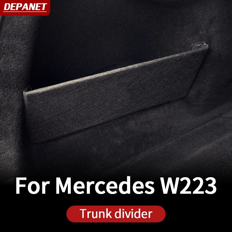 The trunk partition for Mercedes w223 trunk partition S series class 2021 ~2023 covers S400 S450 S550 amg supplies accessories