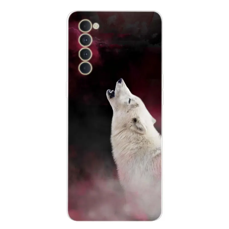 For OPPO Reno 4 Pro Case CPH2109 Bumper Silicone TPU Soft Phone Cover For OPPO Reno 4 Pro 4G Cases Cartoon fundas Reno4 Pro 4G