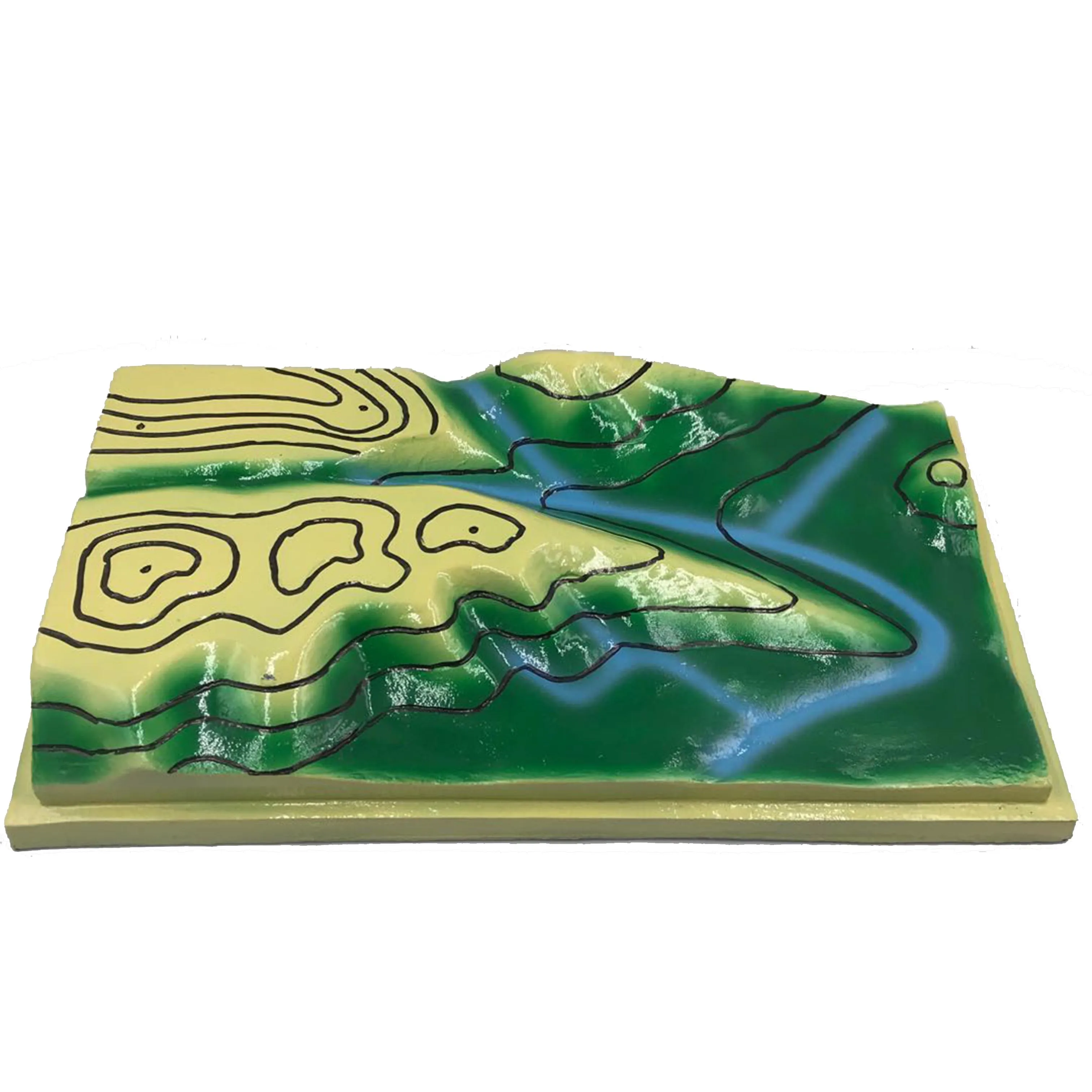 Contour map Teaching tools of contour model geography Teaching supplies