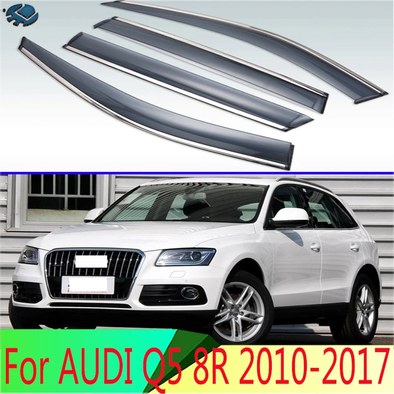 

Для AUDI Q5 8R 2010 2011 2012 2013 2014 2015 2016 2017 пластиковый внешний козырек вентиляционные шторы оконный солнцезащитный дефлектор от дождя 4 шт.