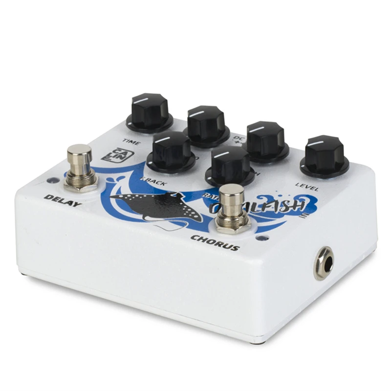 Caline DCP-03 DEVILFISH Chorus & Delay 2-in-1 Guitar Effect Pedal True Bypass Electric Guitar Parts & Accessories