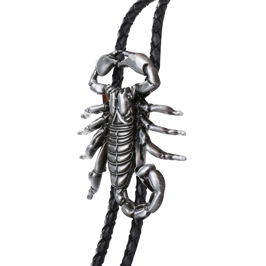 

3D three-dimensional scorpion bolo tie tie pendant equestrian shirt accessories American western cowboy style tie