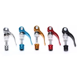 1PC Bicycle Quick Release Aluminium MTB Bike Seat Post Clamp Seatpost Mountain Bike Seat Tube Clamp Bicycle Accessories 5 Colors