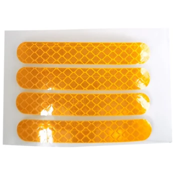 Ön arka JANT KAPAĞI koruyucu kabuk için yansıtıcı etiket Ninebot Max G30 Scooter aksesuarları 4 adet