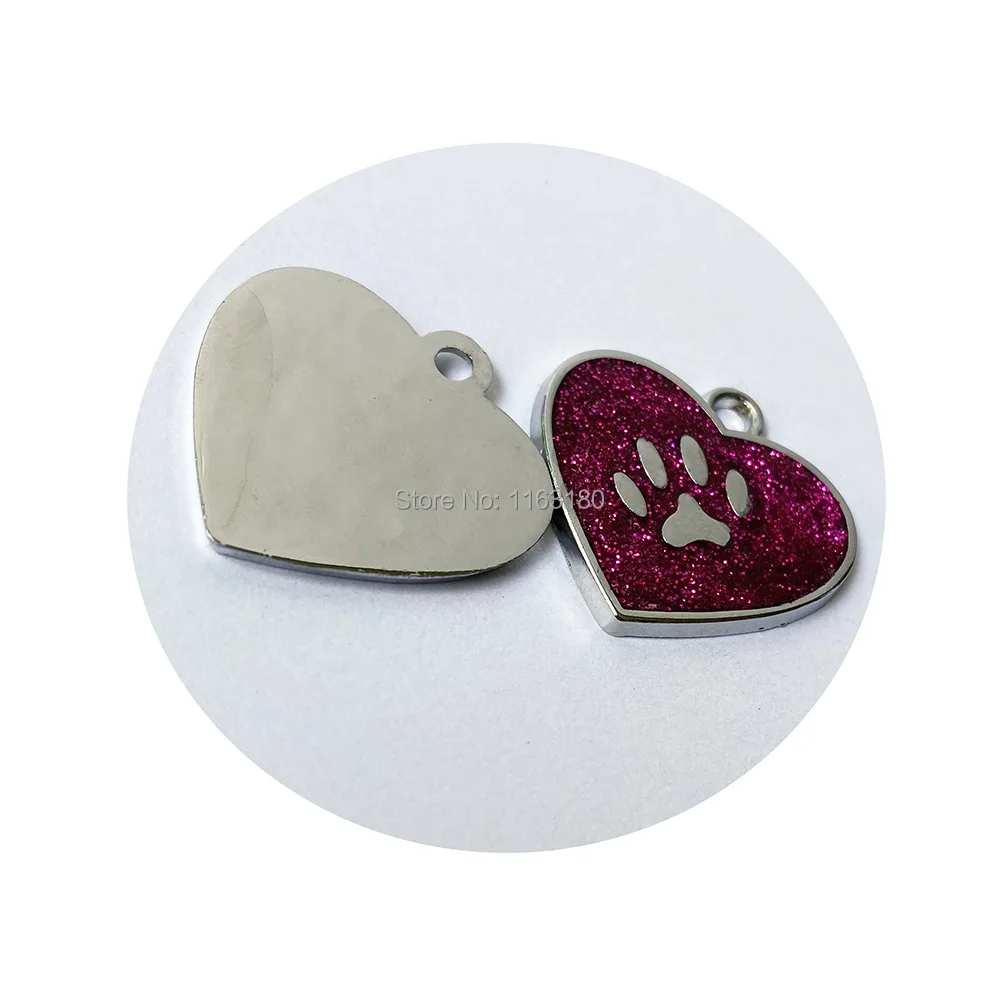 100pcs/lot New Personalized ID Cat Dog Tag Engraving Cat Collar Safety Pet Tag Puppy Cat Collar Accessory