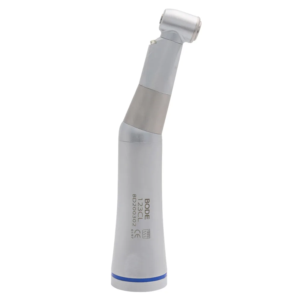 BODE Dental Inner LED Contra Angle Low Speed Handpiece Self-powered Internal Water Spray Air Turbine Rotor Shaft