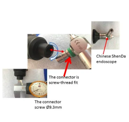 Imagem -02 - Endoscópio Protable Led Fonte de Luz Endoscópio Lâmpada Storze Endoscopia Luz Lanterna Sryker Endoscópio Led Lâmpada